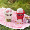 Crystalia Yogurt Cups with Lids, Set of 2